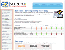 Tablet Screenshot of eziscreen.com